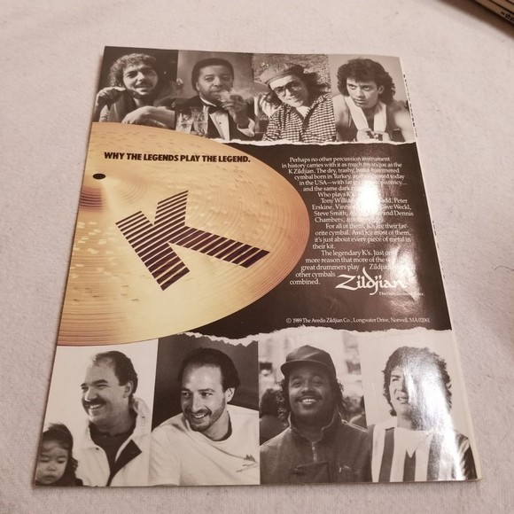 April 1990 Modern Drummer Mag Stewart Copeland Tito Puente,Roxanne music - Picture 4 of 8